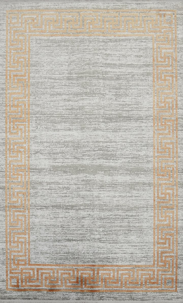 Stylish Greek Pattern Contemporary Rug 5x7