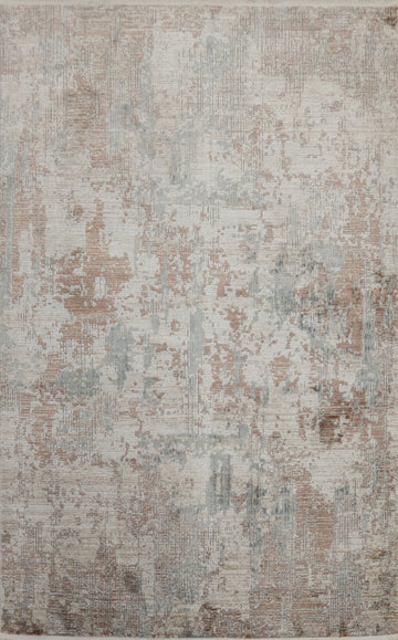 Soft Colors Contemporary Distressed Look Rug 5x7