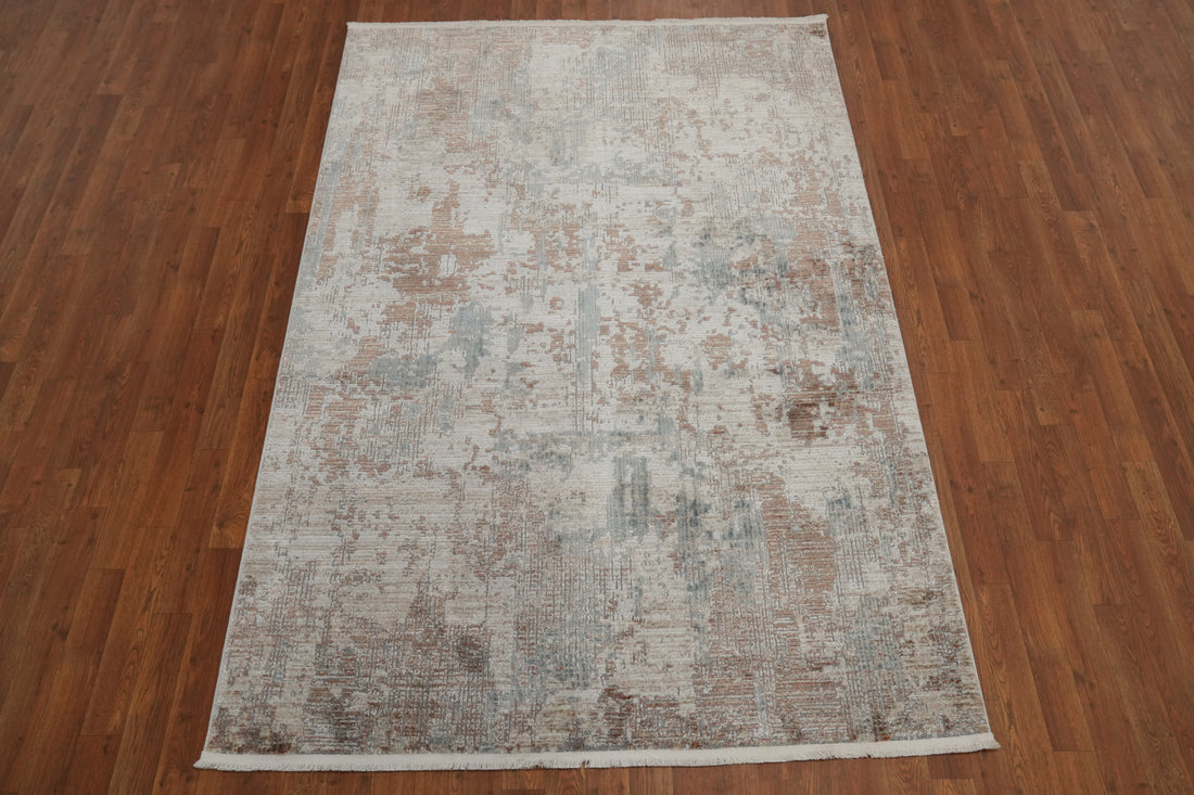 Soft Colors Contemporary Distressed Look Rug 5x7