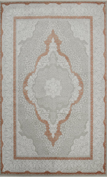 Vintage Style Medallion Tabriz Traditional Rug 5x7