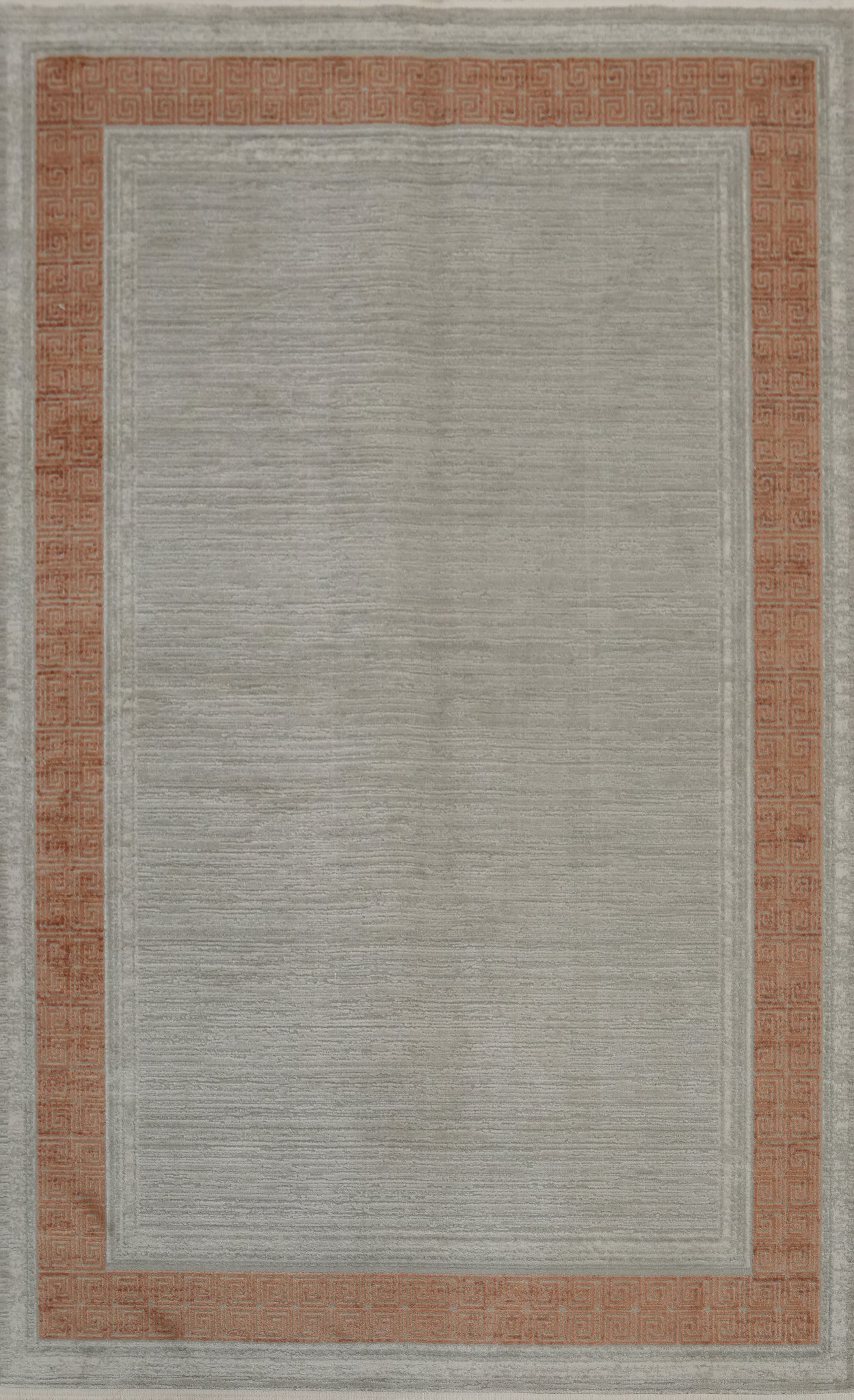 Elegant Minimalist Modern Border Design Rug 5x7