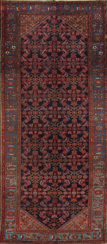 Antique Heriz Bakhshayesh Vegetable Dye Persian Rug 5x14