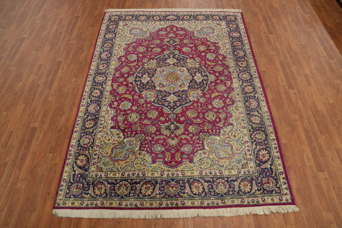 Vegetable Dye Tabriz Persian Area Rug 7x10
