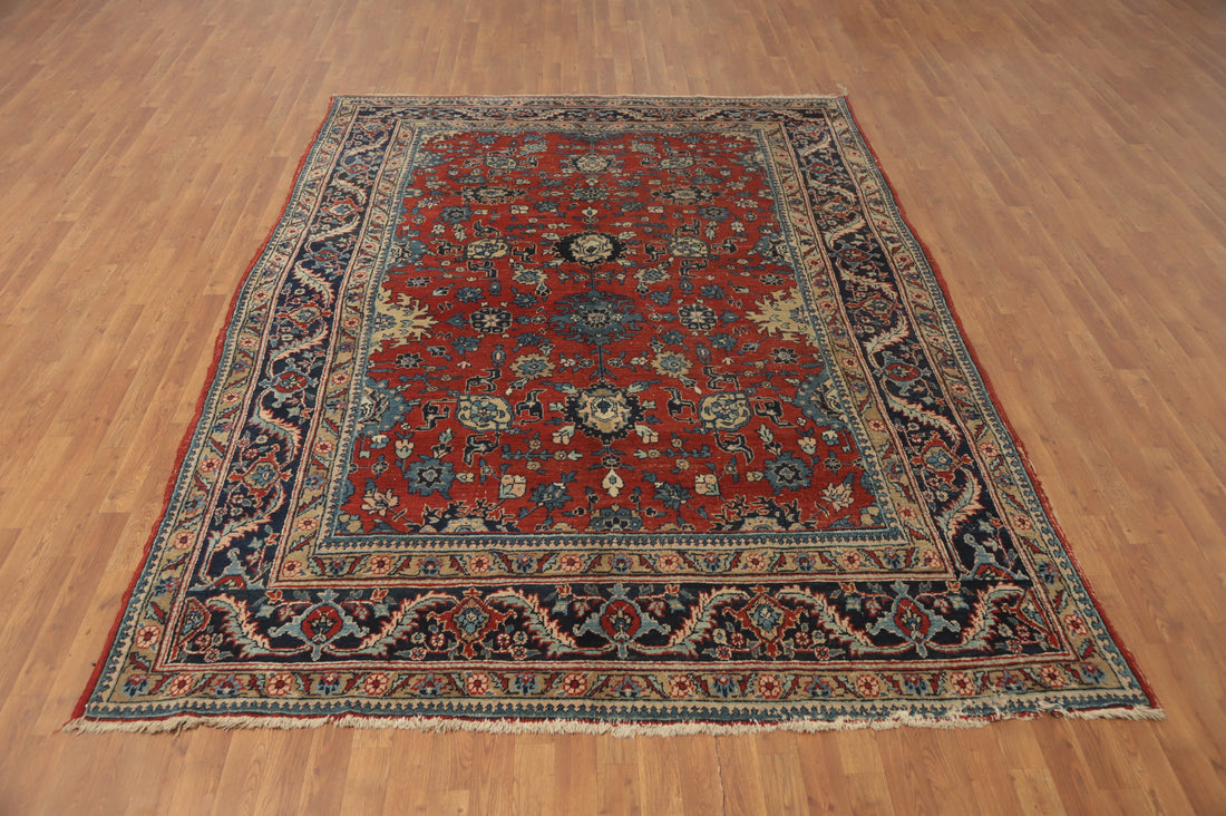 Vegetable Dye Tabriz Persian Area Rug 8x11