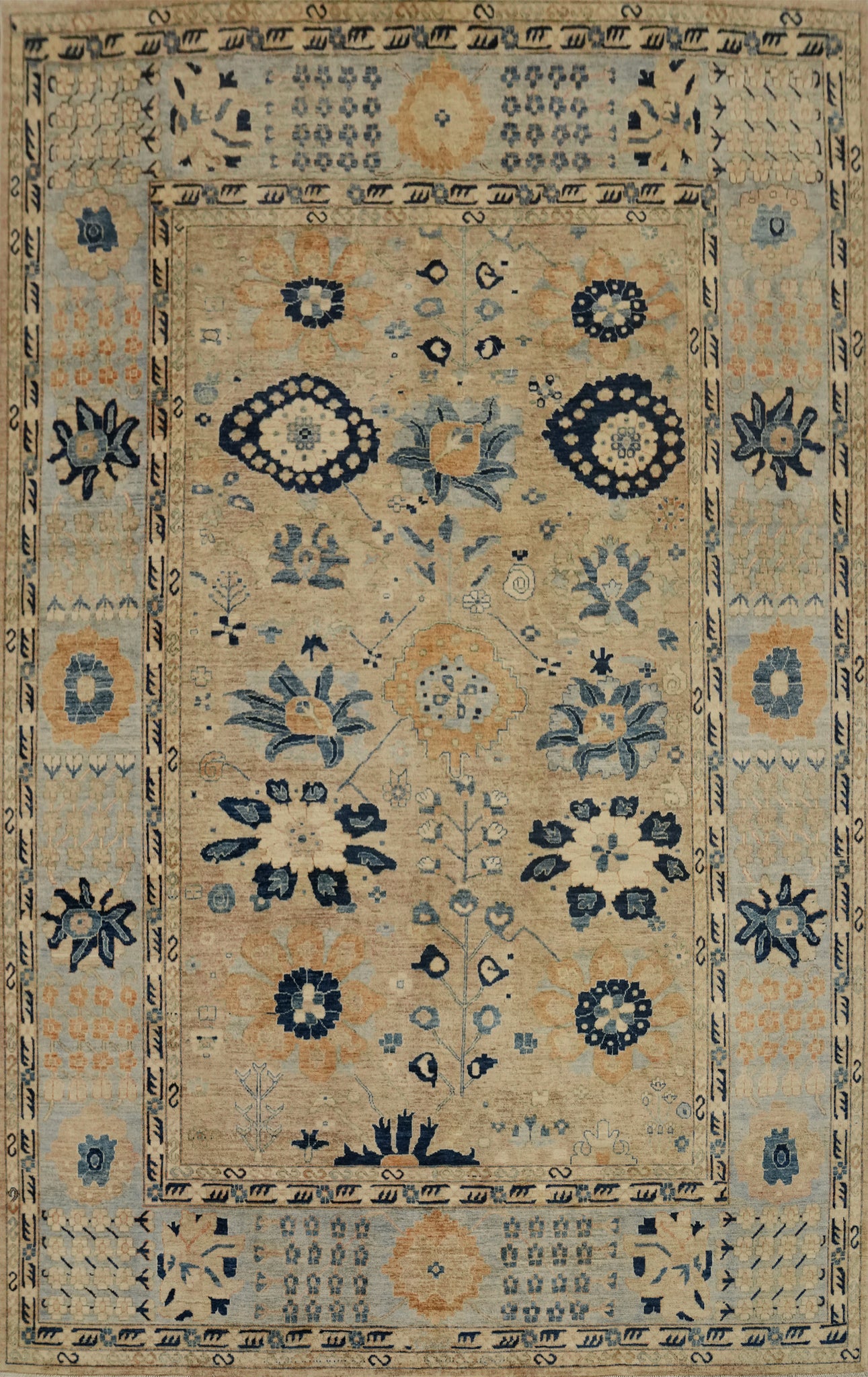 Vegetable Dye Ziegler Oriental Area Rug 9x12