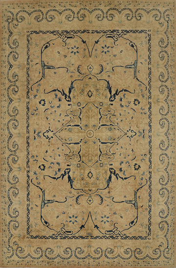 Vegetable Dye Ziegler Living Room Area Rug 9x11