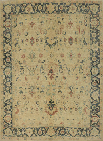 Vegetable Dye Ziegler Living Room Area Rug 8x10