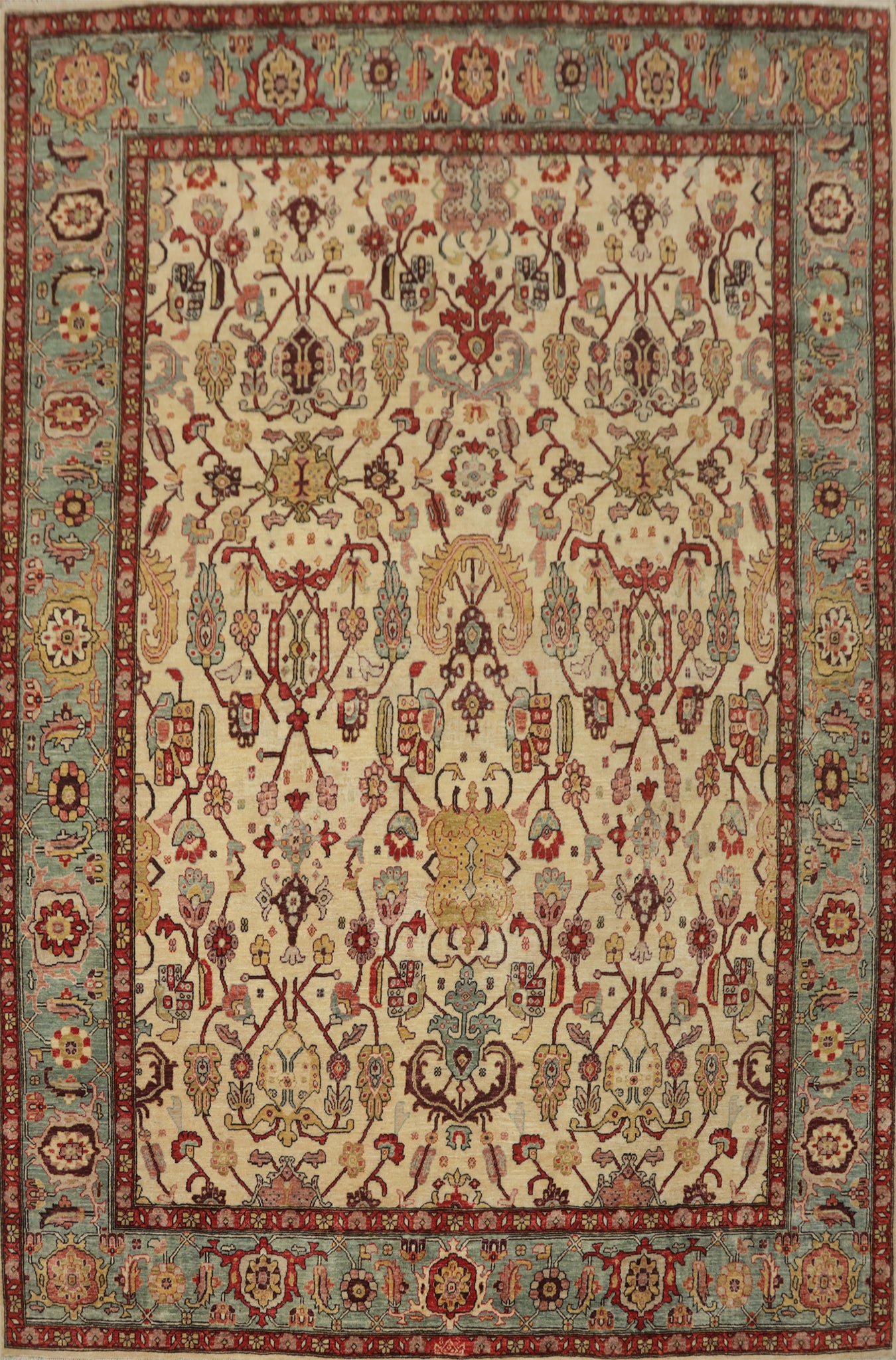 Vegetable Dye Ziegler Living Room Area Rug 8x11