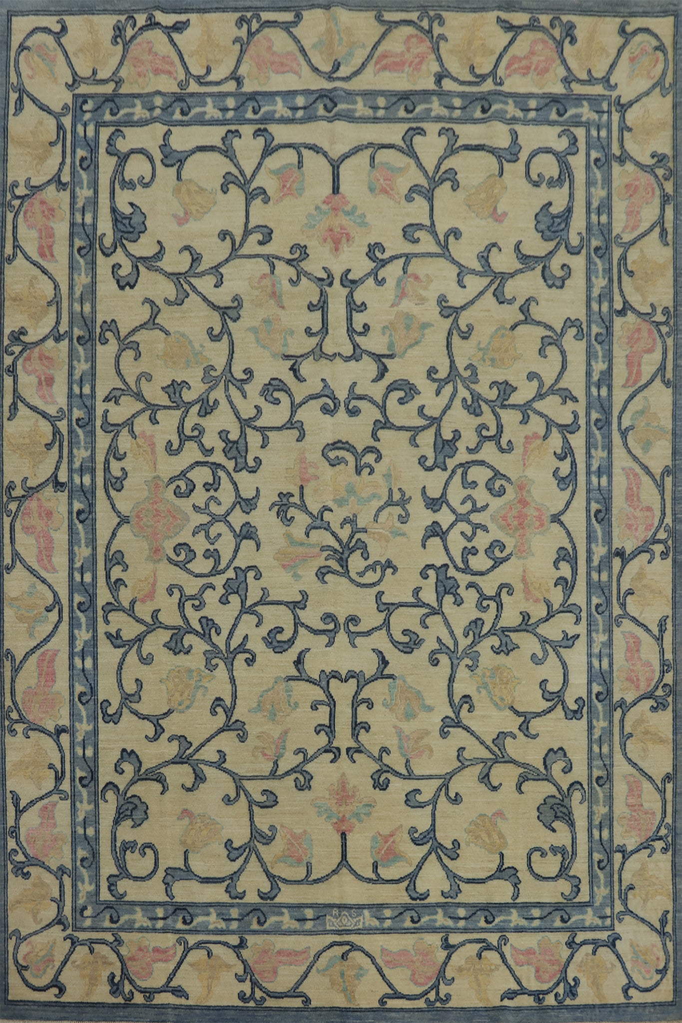 Vegetable Dye Ziegler Room Size Area Rug 8x10