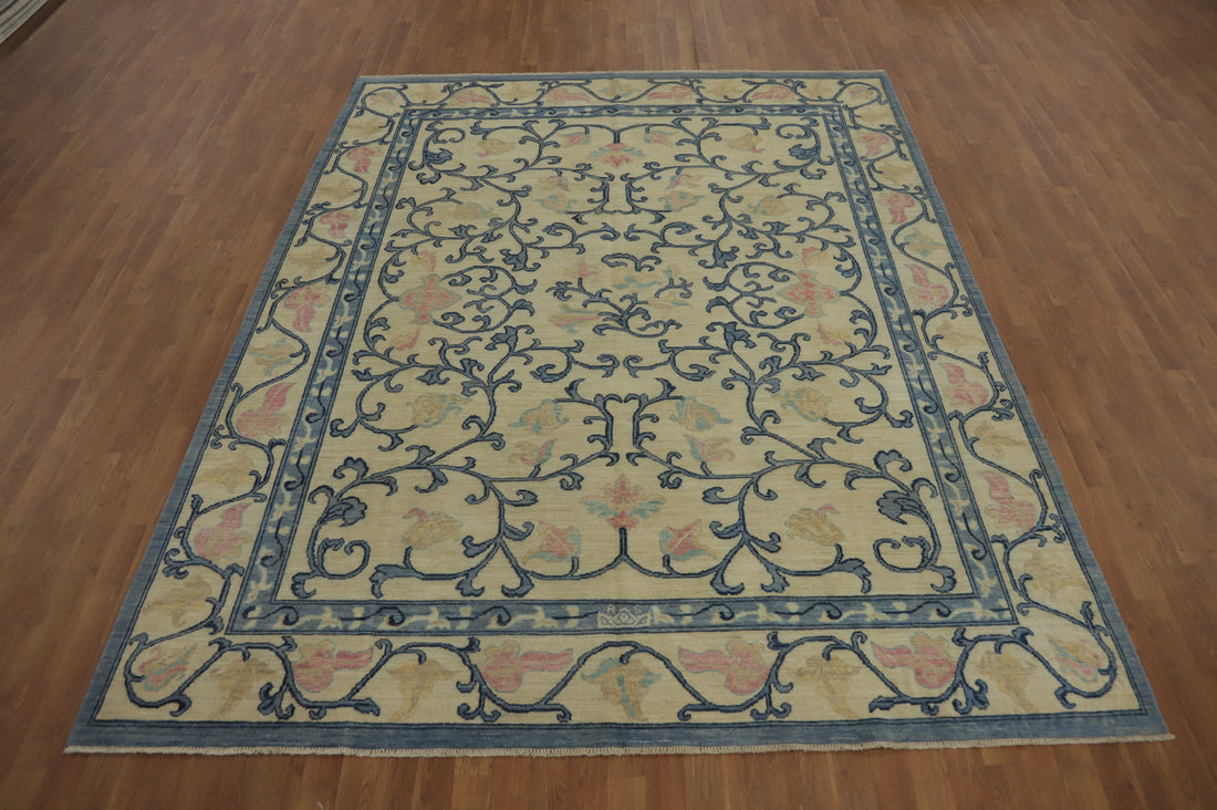 Vegetable Dye Ziegler Room Size Area Rug 8x10