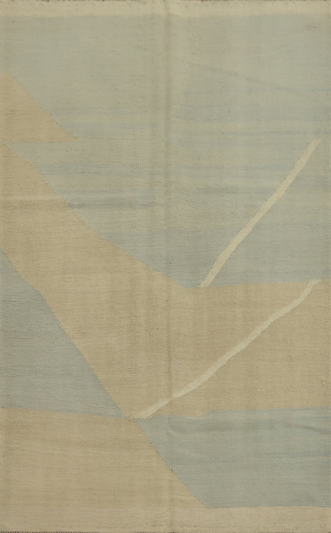 Nomadic Soft Colors Kilim Flat Weave Rug 4x5