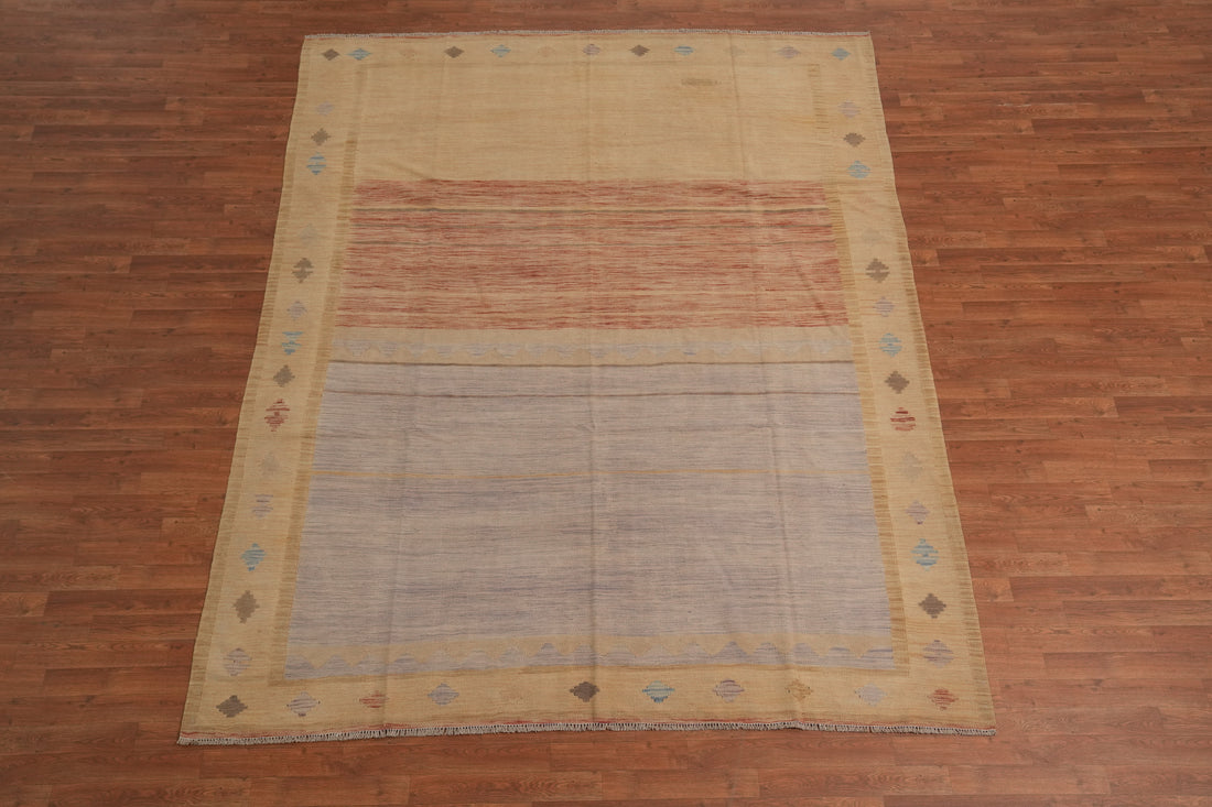 Tribal Wool Kilim Handwoven Area Rug 8x10