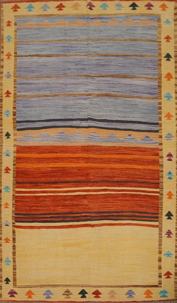 Elegant Handcrafted Kilim Room Size Area Rug 5x8