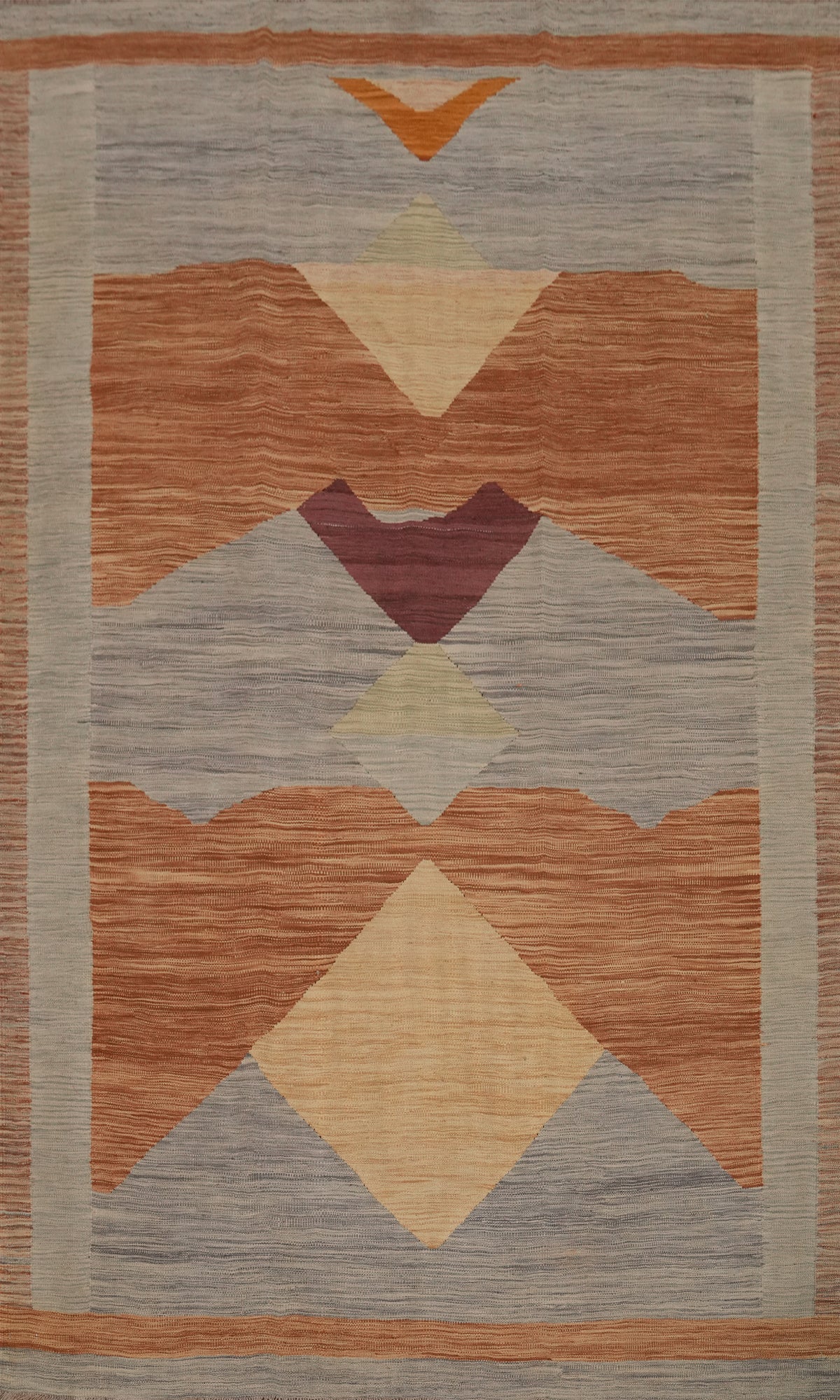 Wool Kilim Handwoven Area Rug 6x9