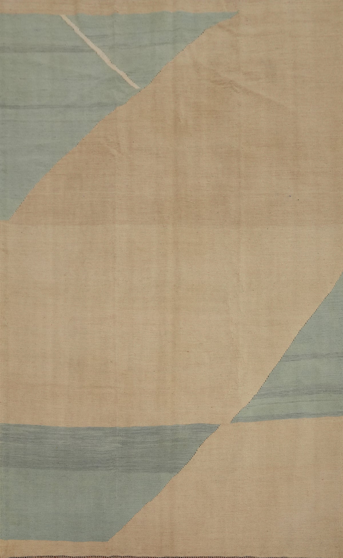 Modern Kilim Area Rug 6x9 Ideal for a Subdued Artistic Touch