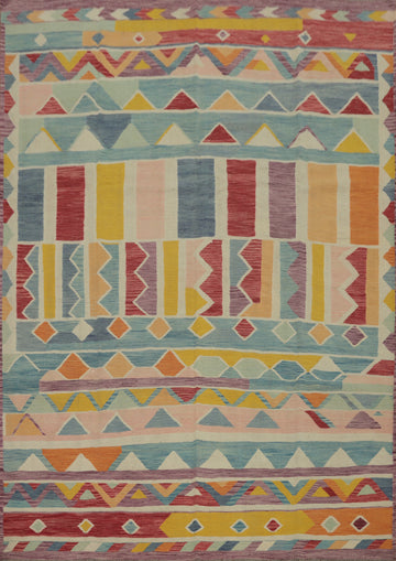 Colorful Tribal Design Rug 8x10 for a Bold Living Space