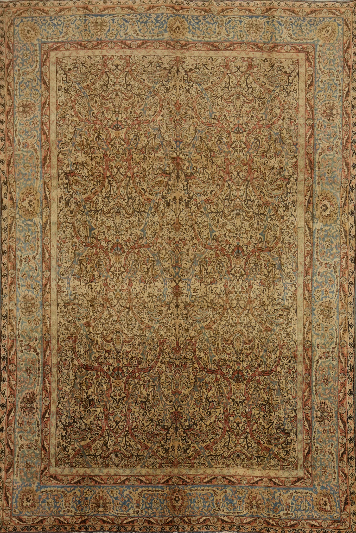 Antique Tabriz Persian Area Rug 10x13