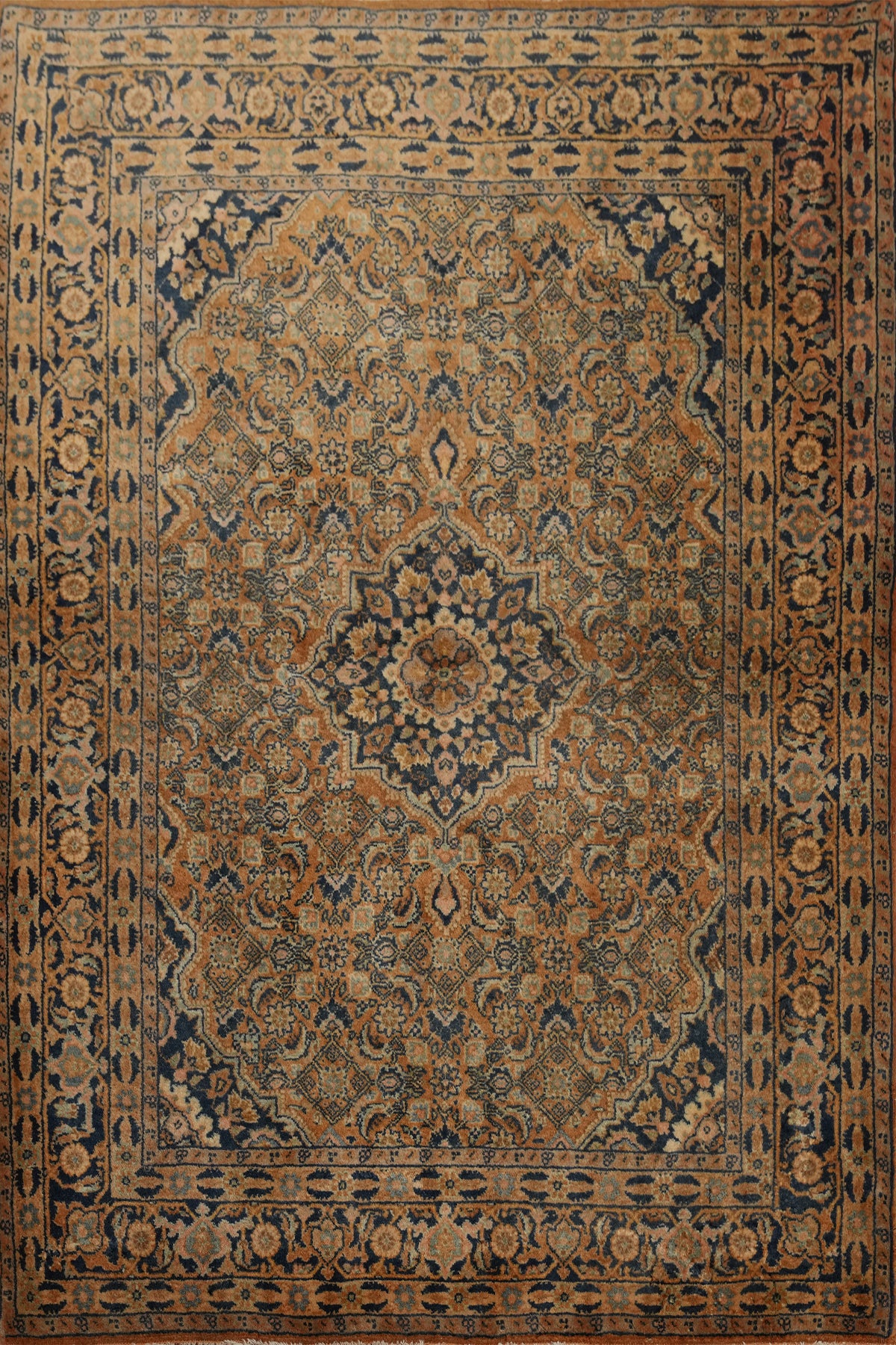 Vegetable Dye Sarouk Persian Rug 3x5