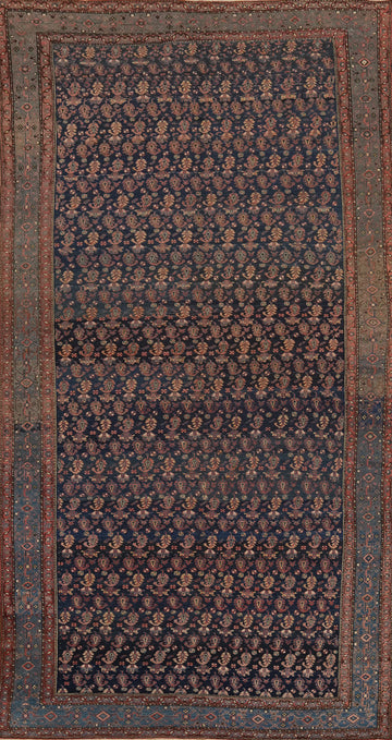 Antique Vegetable Dye Malayer Persian Area Rug 7x14