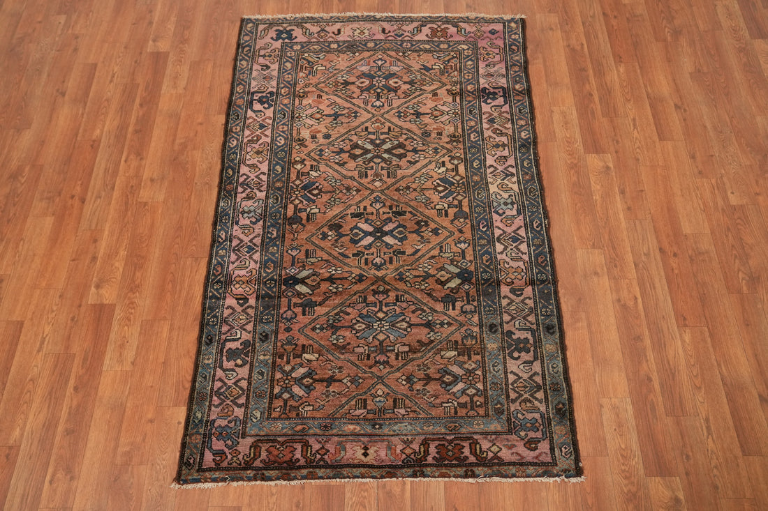 Antique Geometric Malayer Persian Rug 3x5