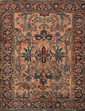 Antique Vegetable Dye Lilian Persian Rug 5x6