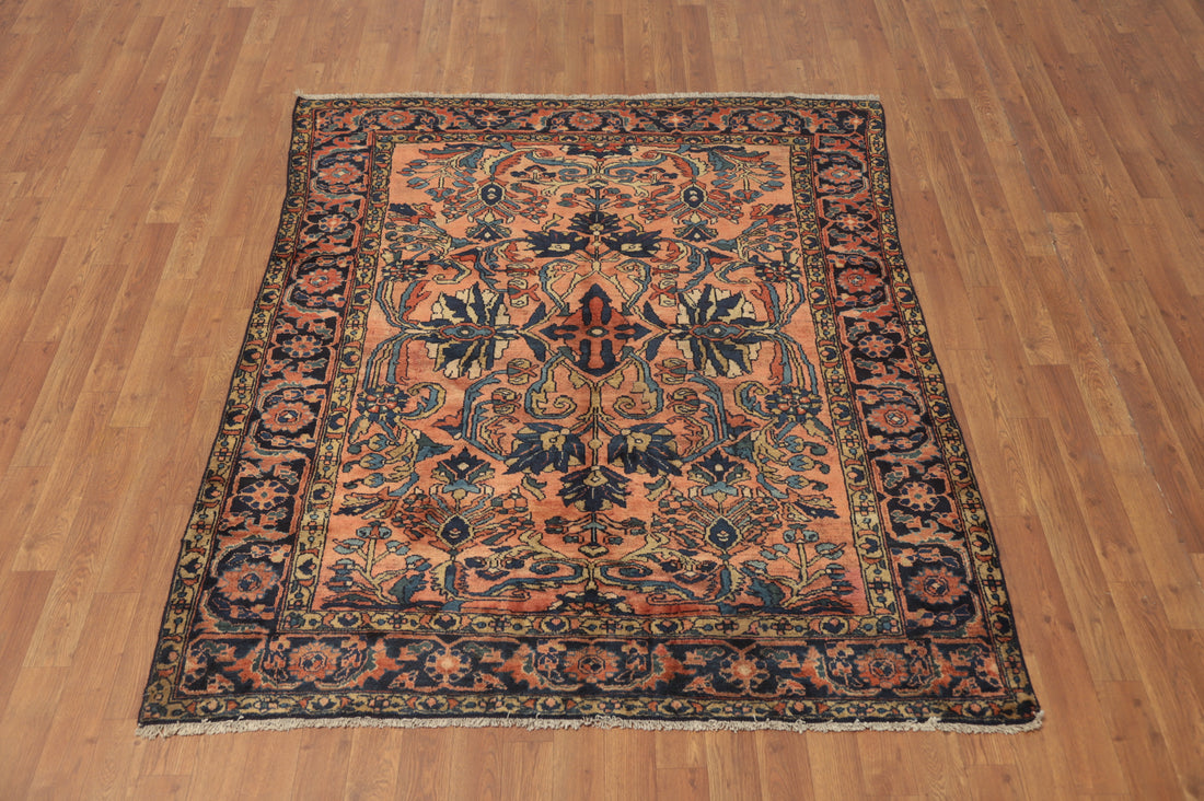 Antique Vegetable Dye Lilian Persian Rug 5x6