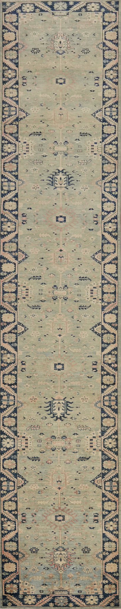 Sophisticated Runner Rug 3x22 with Timeless Oriental Patterns