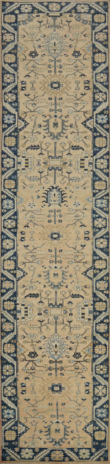 Vegetable Dye Ziegler Oriental Runner Rug 3x16