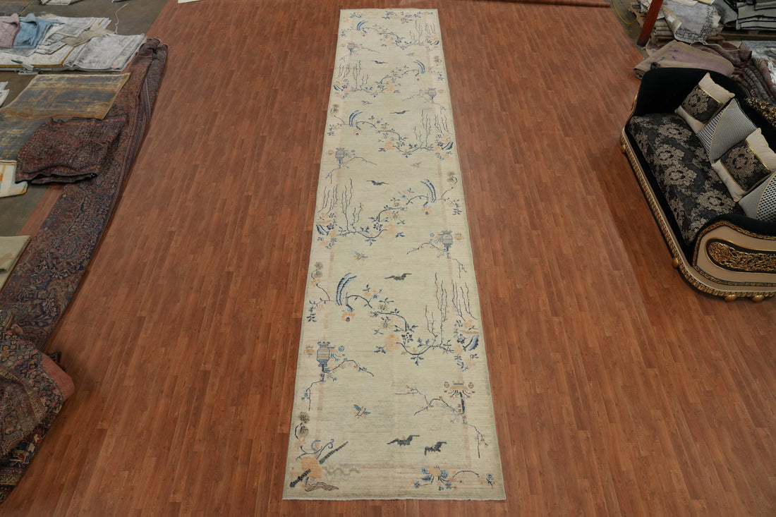 Traditional Runner Rug 5x24 Featuring Classic Botanical Patterns