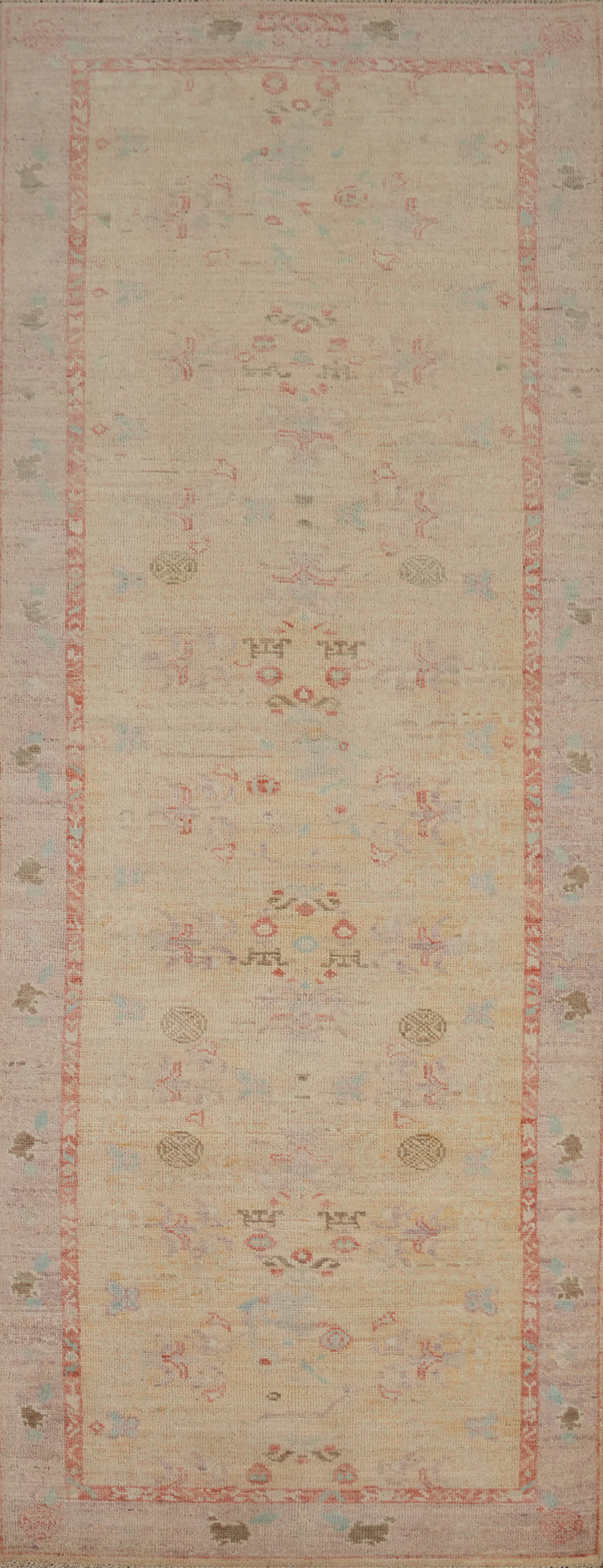 Muted Colors Design Ziegler Timeless Hallway Runner 3x10