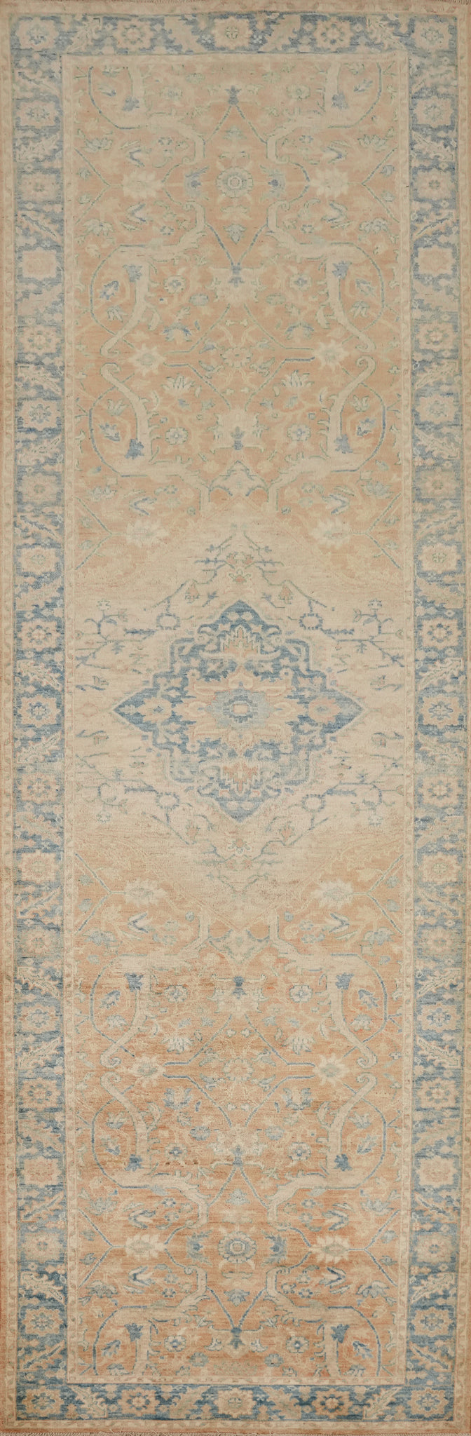 Timeless Beauty: Pastel Tones and Floral Medallion Runner 3x12
