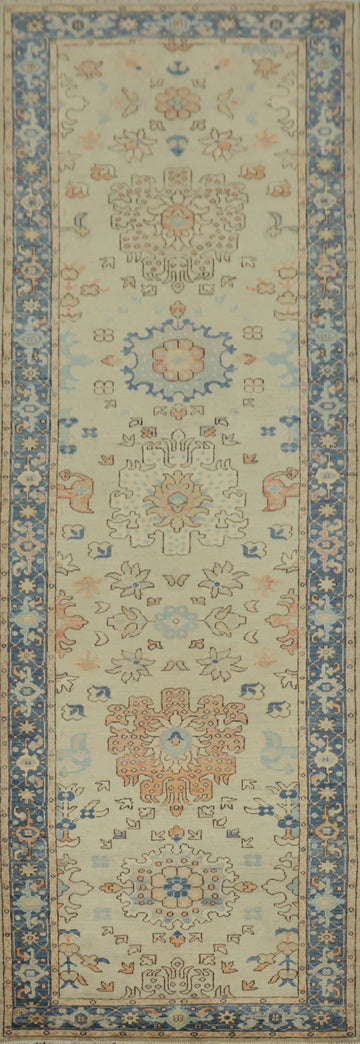 Handmade Ziegler Vegetable Dye Runner Rug 3x12