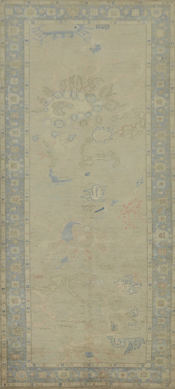 Earth Tones Ziegler Vegetable Dye Area Rug 5x13