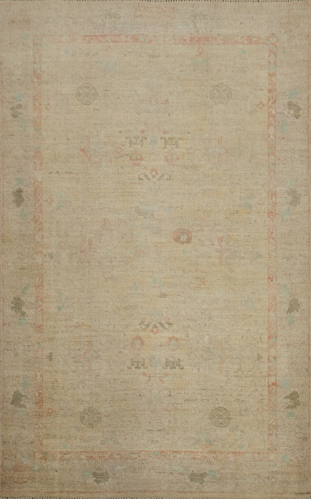 Earth Tones Ziegler Vegetable Dye Runner Rug 3x5