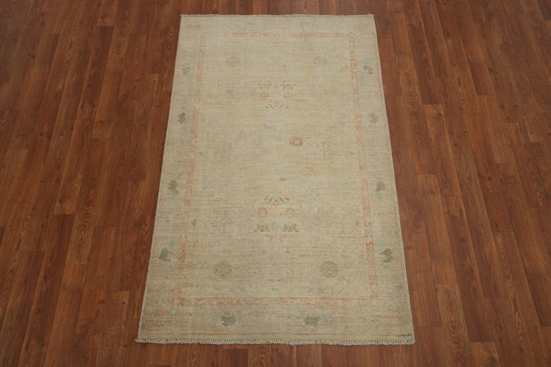 Earth Tones Ziegler Vegetable Dye Runner Rug 3x5