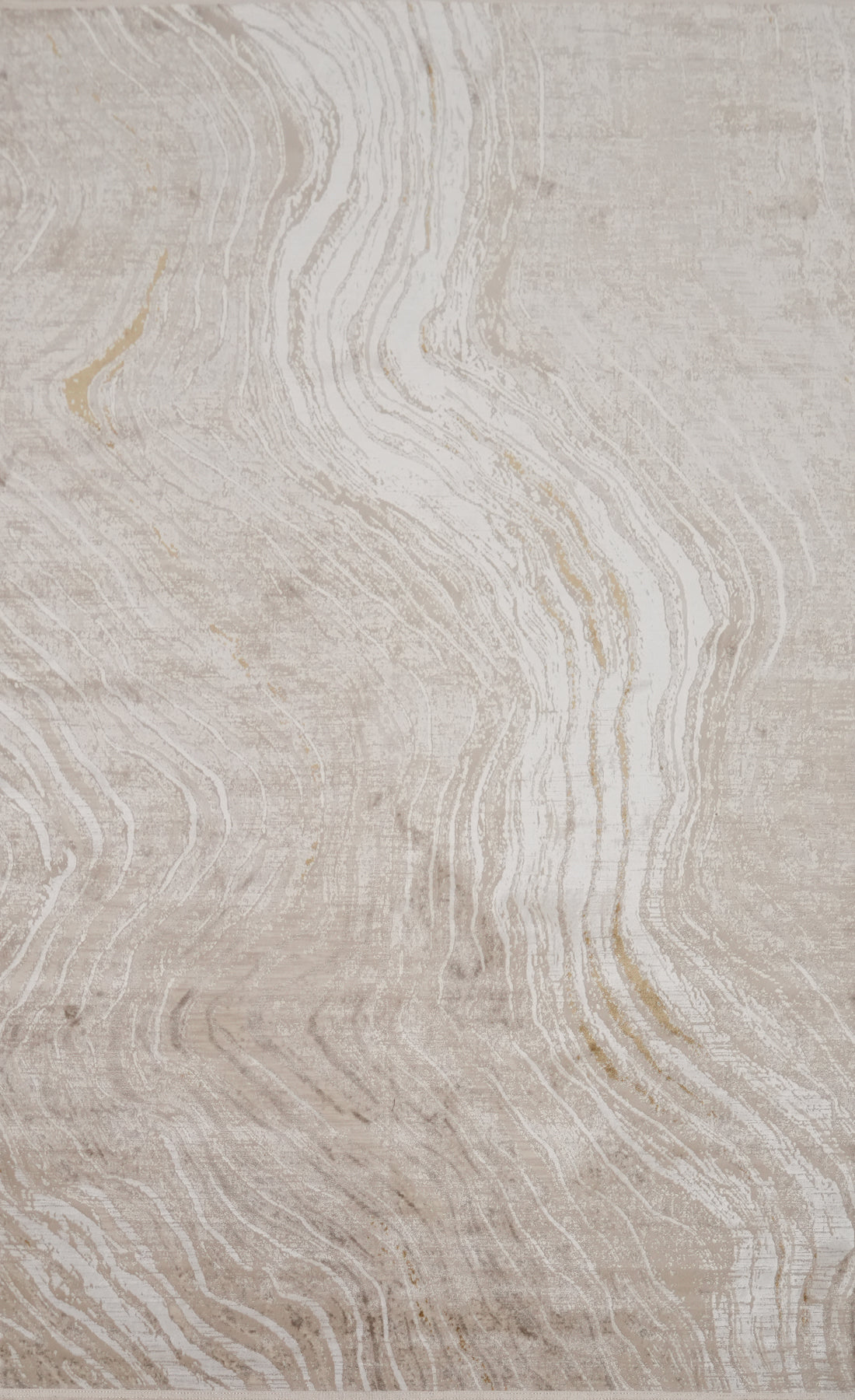 Natural Wave Patterns Sophisticated Minimalist Area Rug 5x7