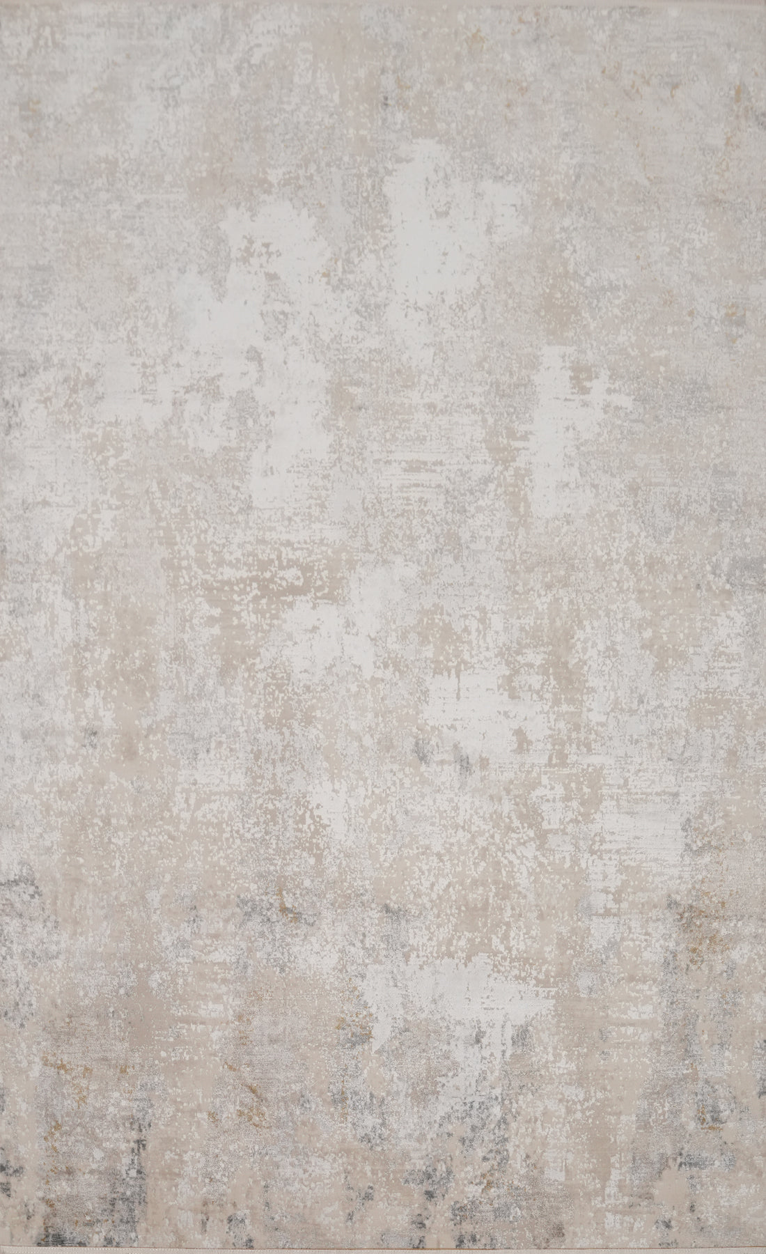 Contemporary Neutral Tones Distressed Look Rug 5x7