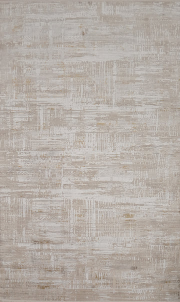 Contemporary Minimalist Rug with Textured Patterns 5x7