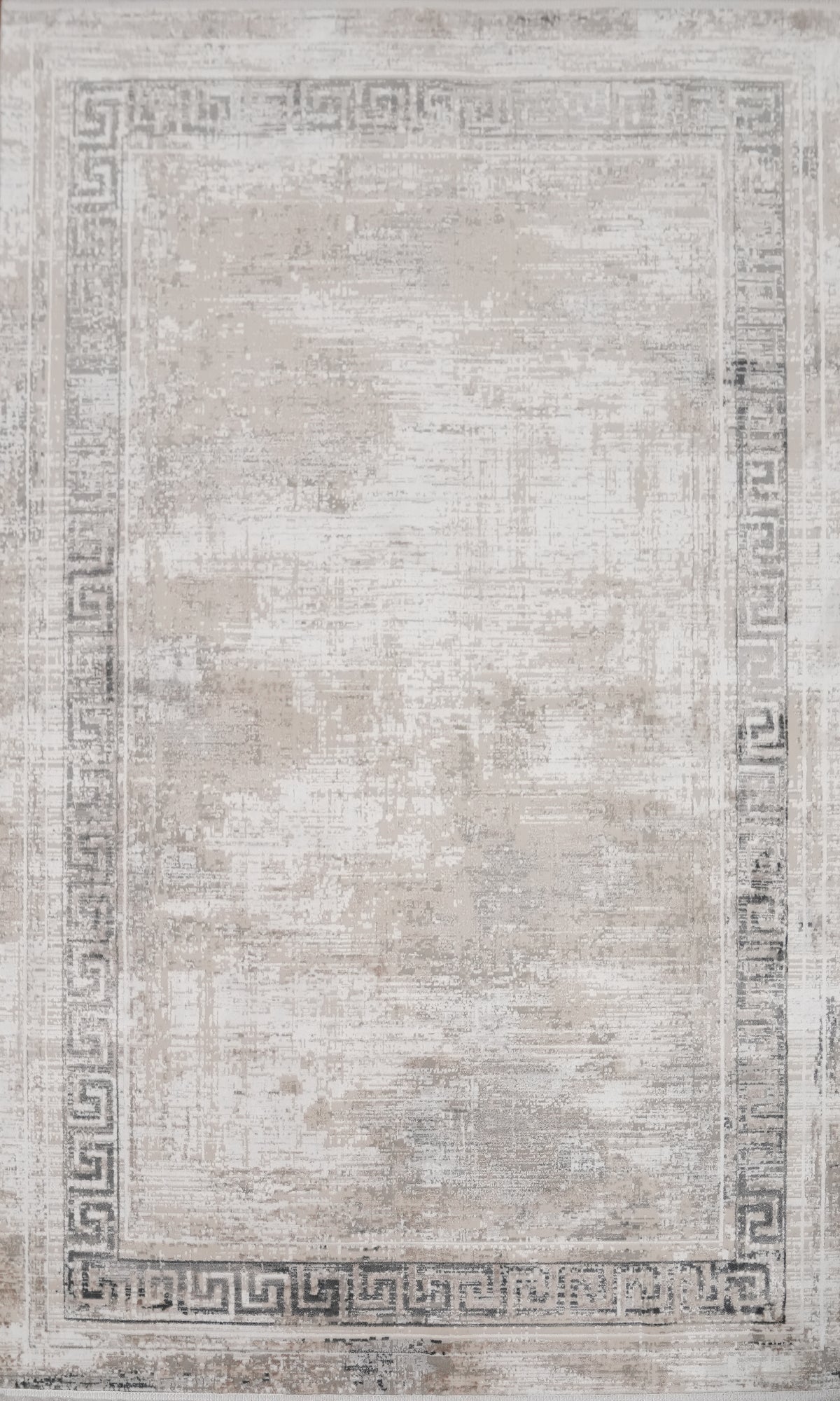 Timeless Grecian Border Pattern Modern Elegant Rug 5x7
