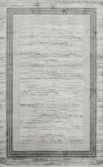Stylish Neutral Gray Rug 5x7 Perfect for Living Room Décor