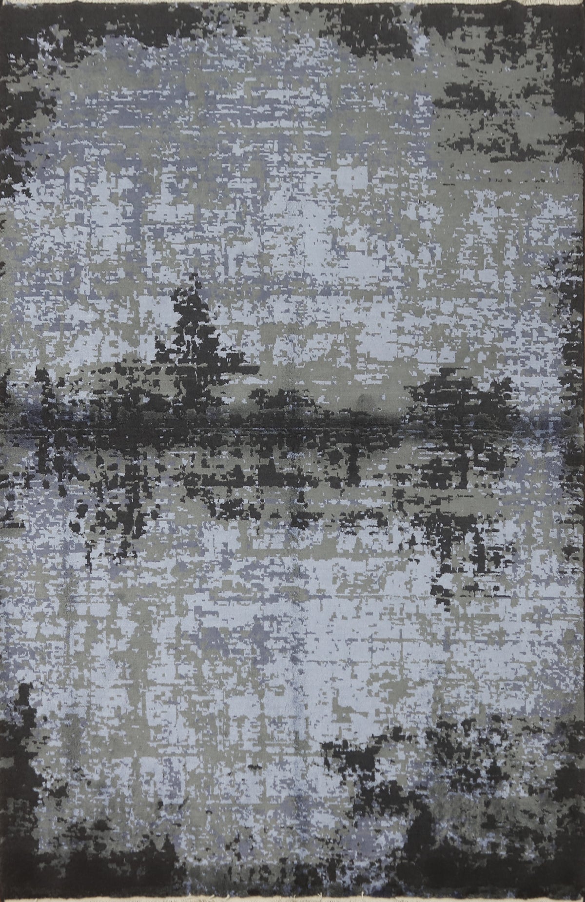Modern Abstract Rugs with Industrial Chic Aesthetic