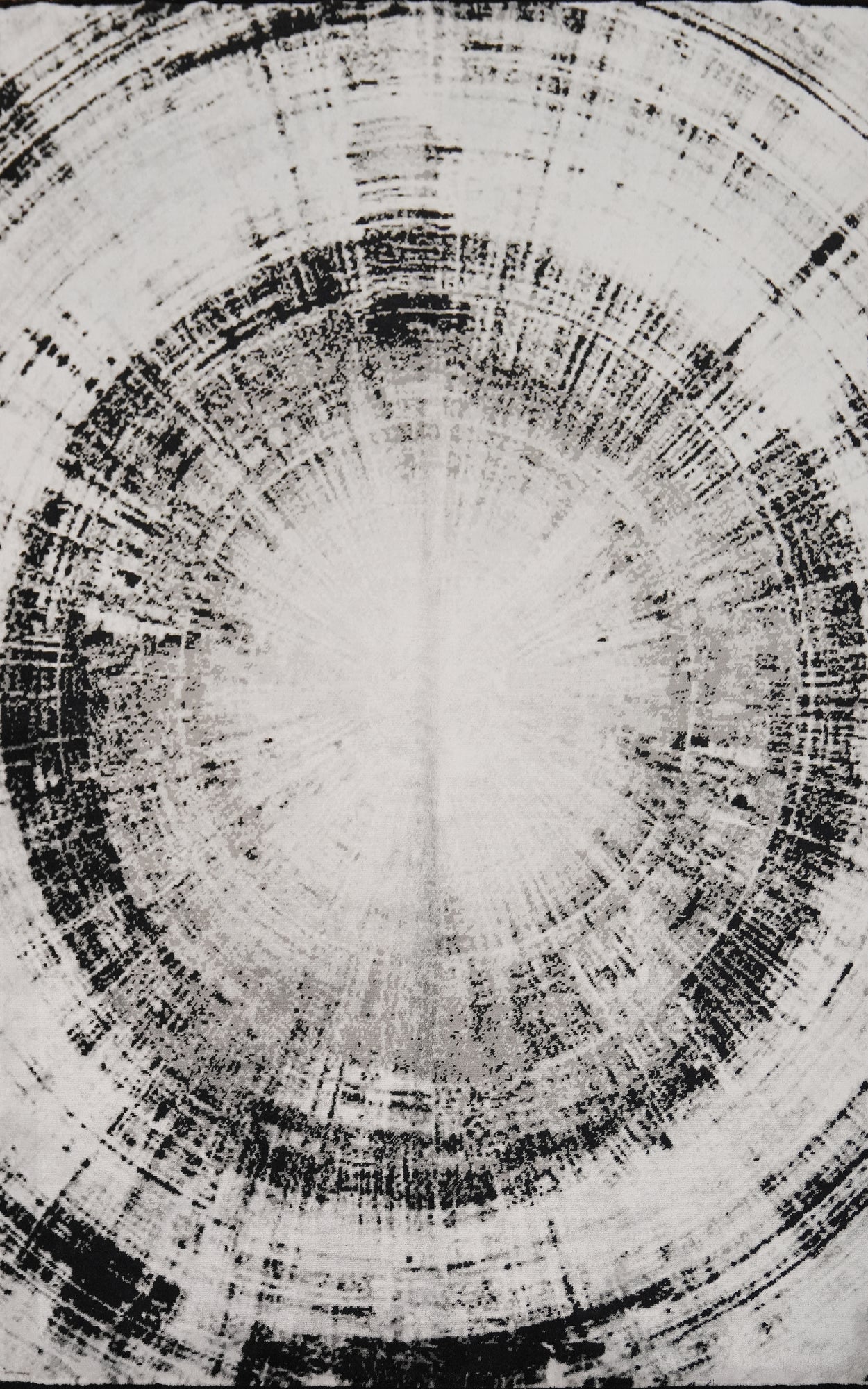 Contemporary Artistic Rugs with Striking Circular Design