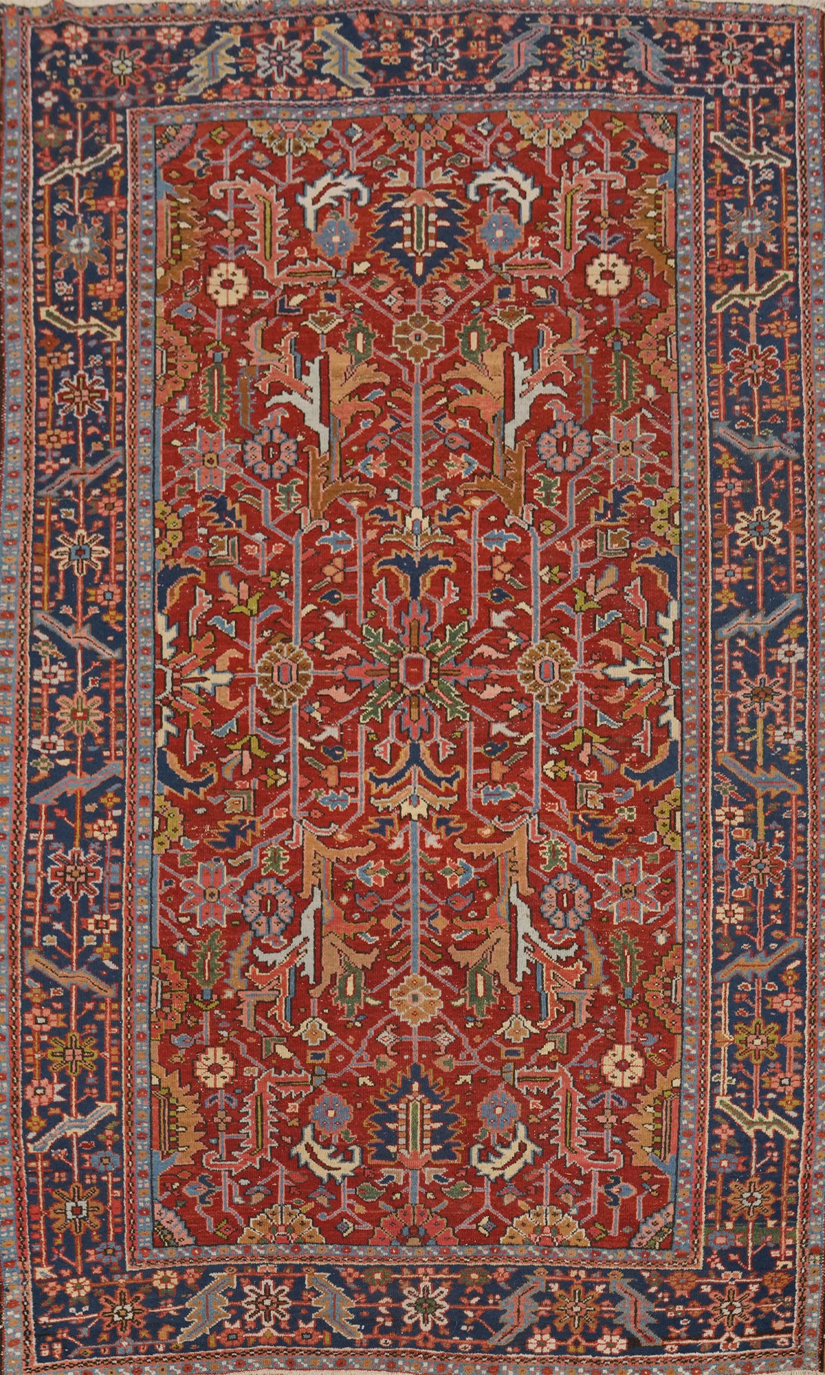Vegetable Dye Heriz Serapi Persian Area Rug 7x10