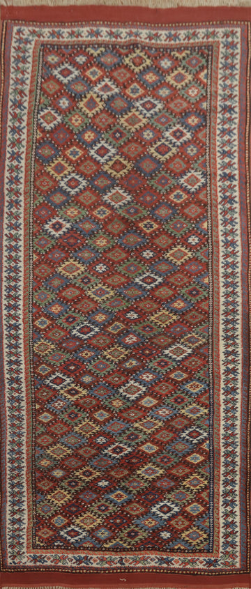Vegetable Dye Anatolian Turkish Area Rug 5x11