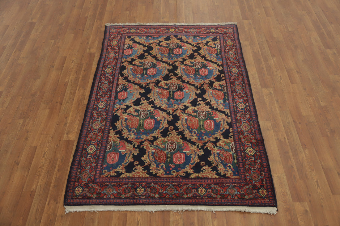 Vegetable Dye Senneh Persian Rug 4x6