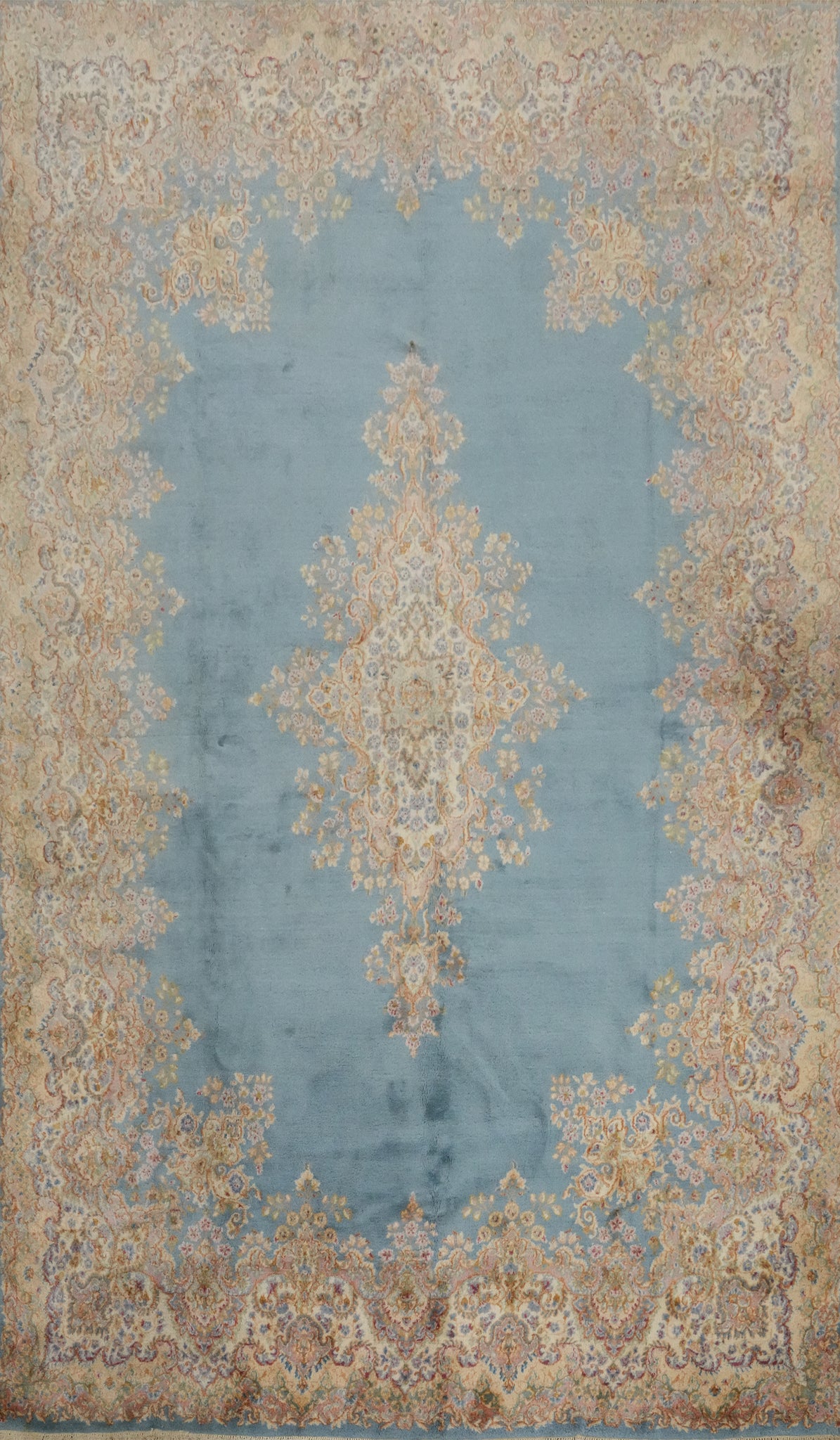 Vegetable Dye Kerman Persian Large Rug 10x16