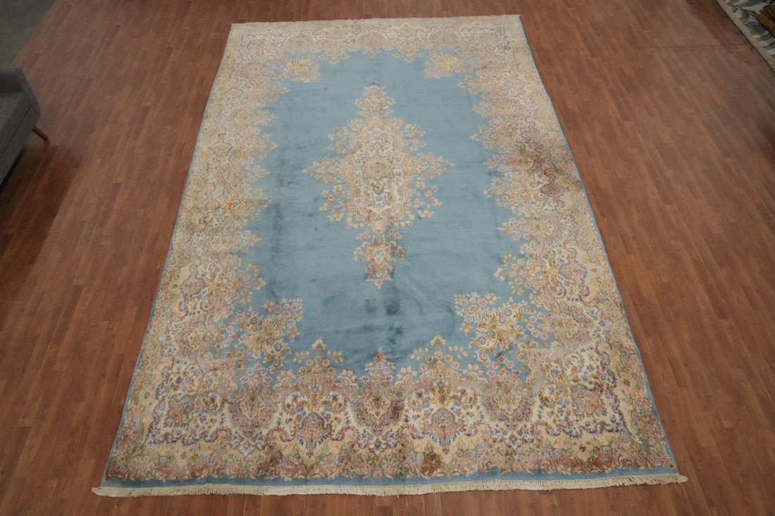 Vegetable Dye Kerman Persian Large Rug 10x16