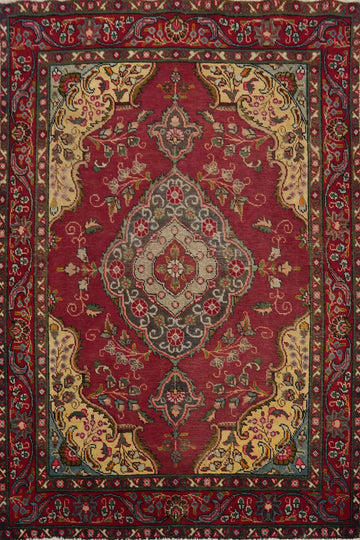 Traditional Wool Tabriz Persian Rug 5x6