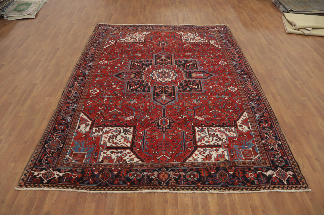 Vegetable Dye Heriz Persian Area Rug 8x11