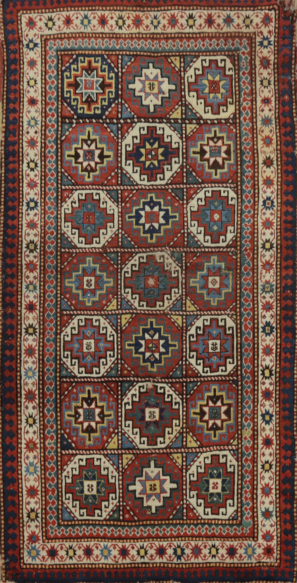 Antique Vegetable Dye Shiraz Persian Rug 4x8